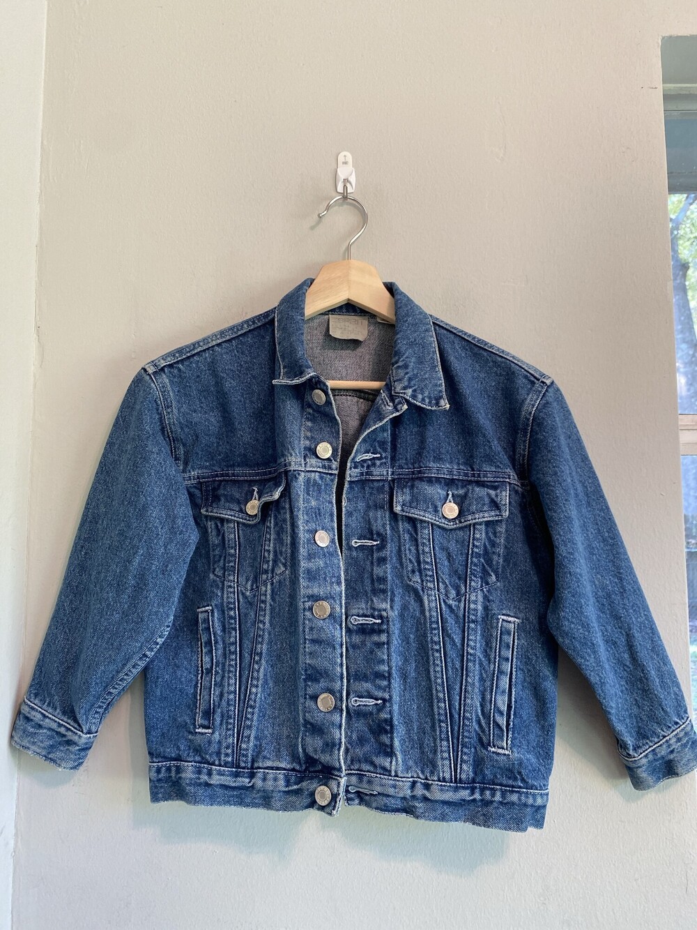 Rare Vintage Esprit Kids Denim Jean Jacket Size 7/8